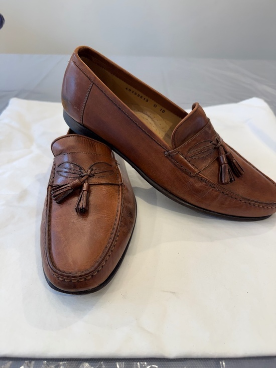 Santoni Italian Men’s Leather Tassle Loafers main image 5